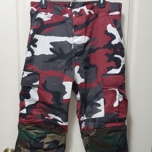 Gnarcotic Tricolor Camo BDU Pants Medium